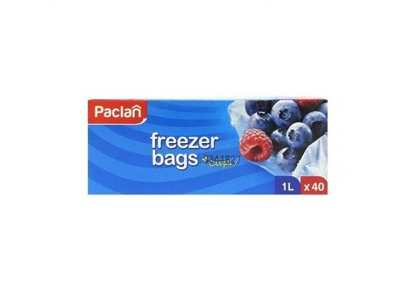 PACLAN PUNGI CONGELATOR+CLIPS 1L/40 BUC 